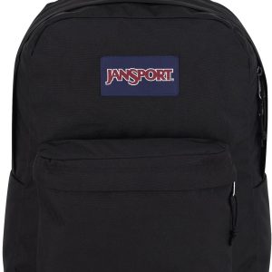 JanSport SuperBreak One Backpacks - Durable, Lightweight Bookbag with 1 Main Compartment, Front Utility Pocket with Built-in Organizer - Premium Backpack, Black